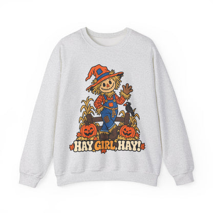 Hay Girl, Hay Scarecrow Crewneck Sweatshirt