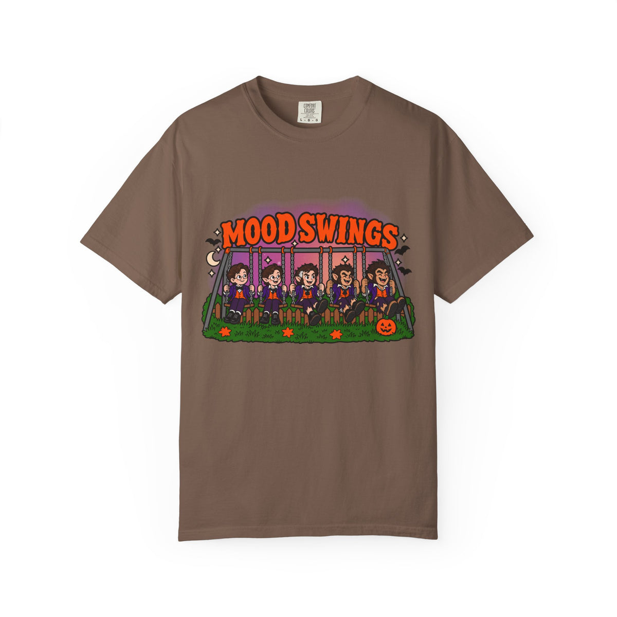 Mood Swings Boy Werewolf Halloween GraphicT-Shirt