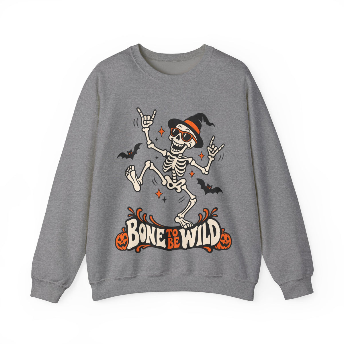 Bone to Be Wild Skeleton Crewneck Sweatshirt