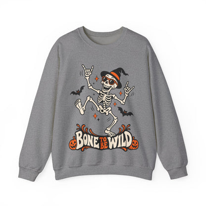 Bone to Be Wild Skeleton Crewneck Sweatshirt