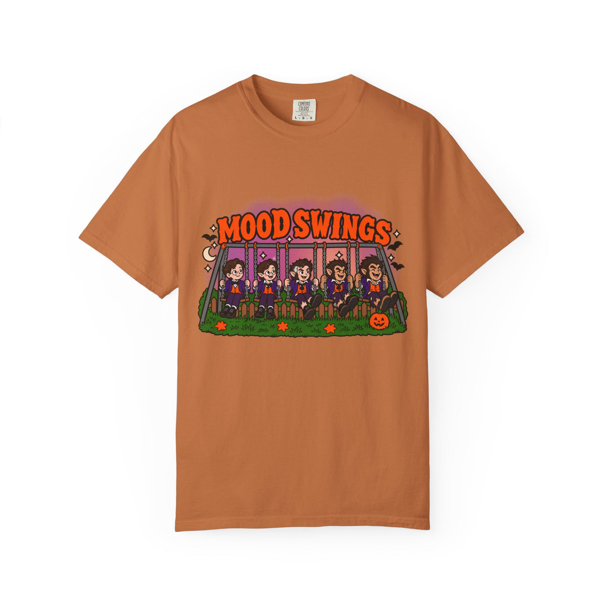 Mood Swings Boy Werewolf Halloween GraphicT-Shirt