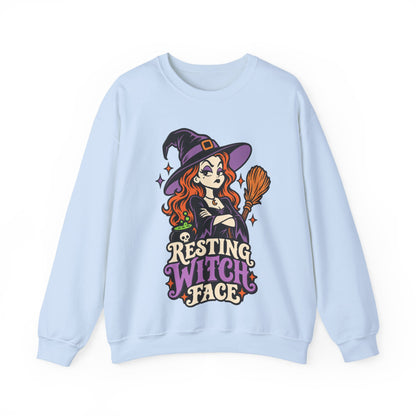 Resting Witch Face Crewneck Sweatshirt