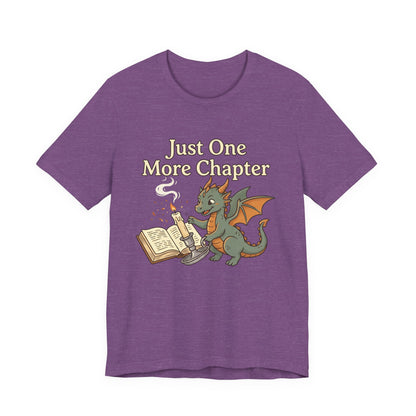 Just One More Chapter Book Dragon Tee — Book Lover Reading Shirt