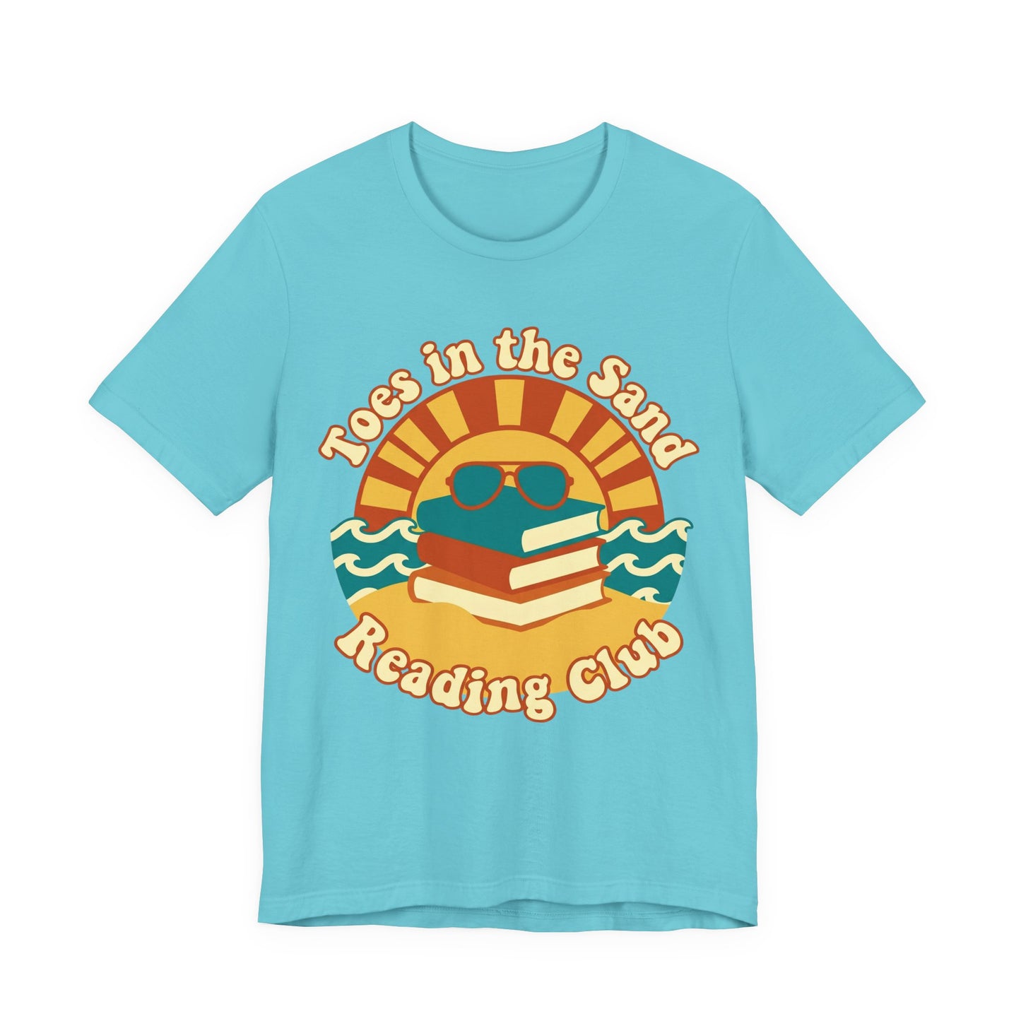 Toes in the Sand Reading Club Graphic T‑Shirt