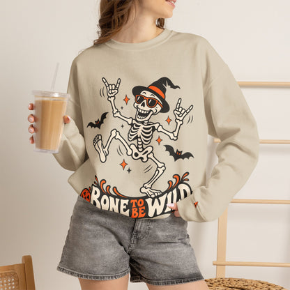 Bone to Be Wild Skeleton Crewneck Sweatshirt