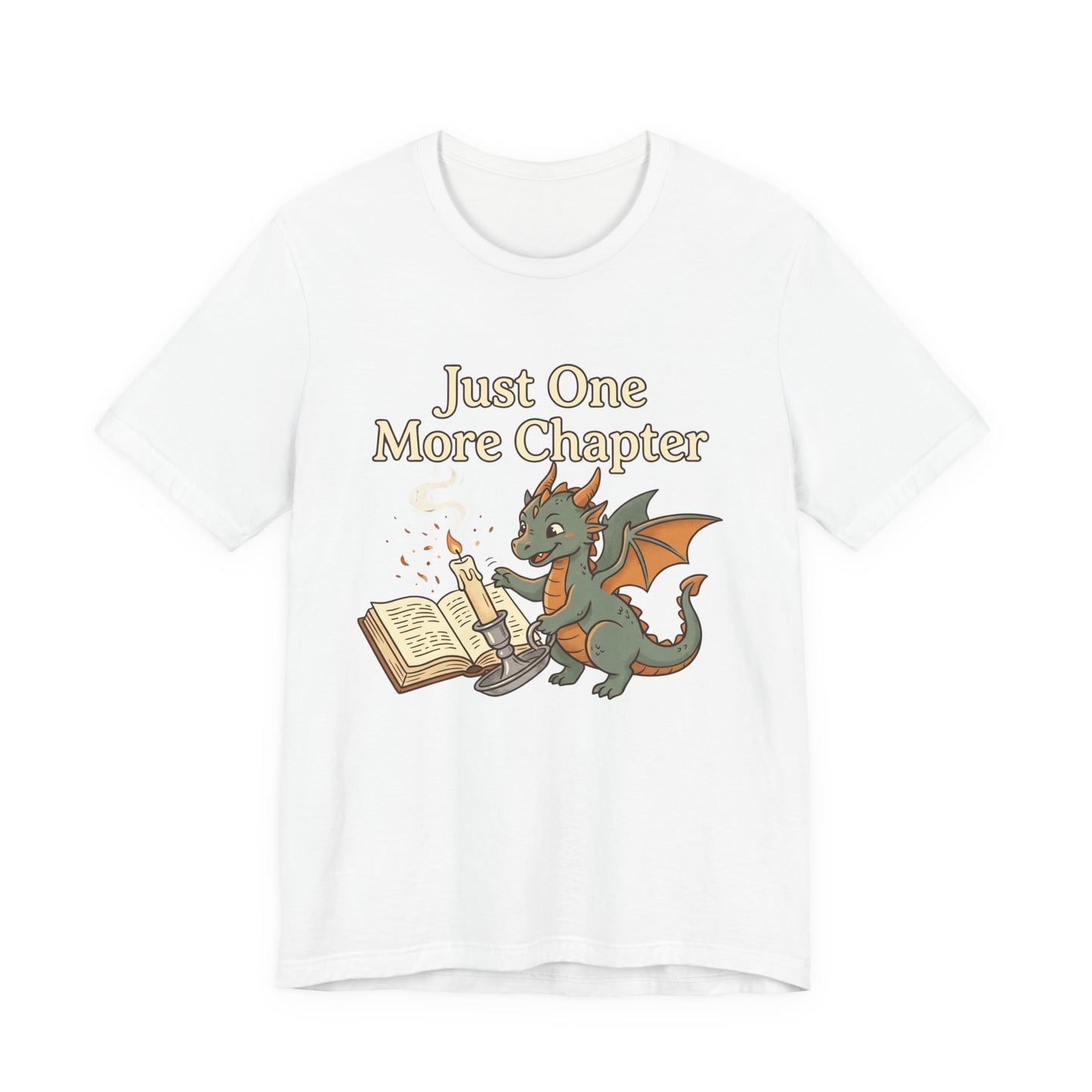 Just One More Chapter Book Dragon Tee — Book Lover Reading Shirt