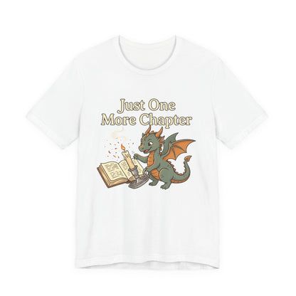 Just One More Chapter Book Dragon Tee — Book Lover Reading Shirt