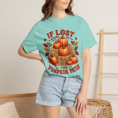 If Lost Return to the Pumpkin Patch Fall Graphic T-shirt