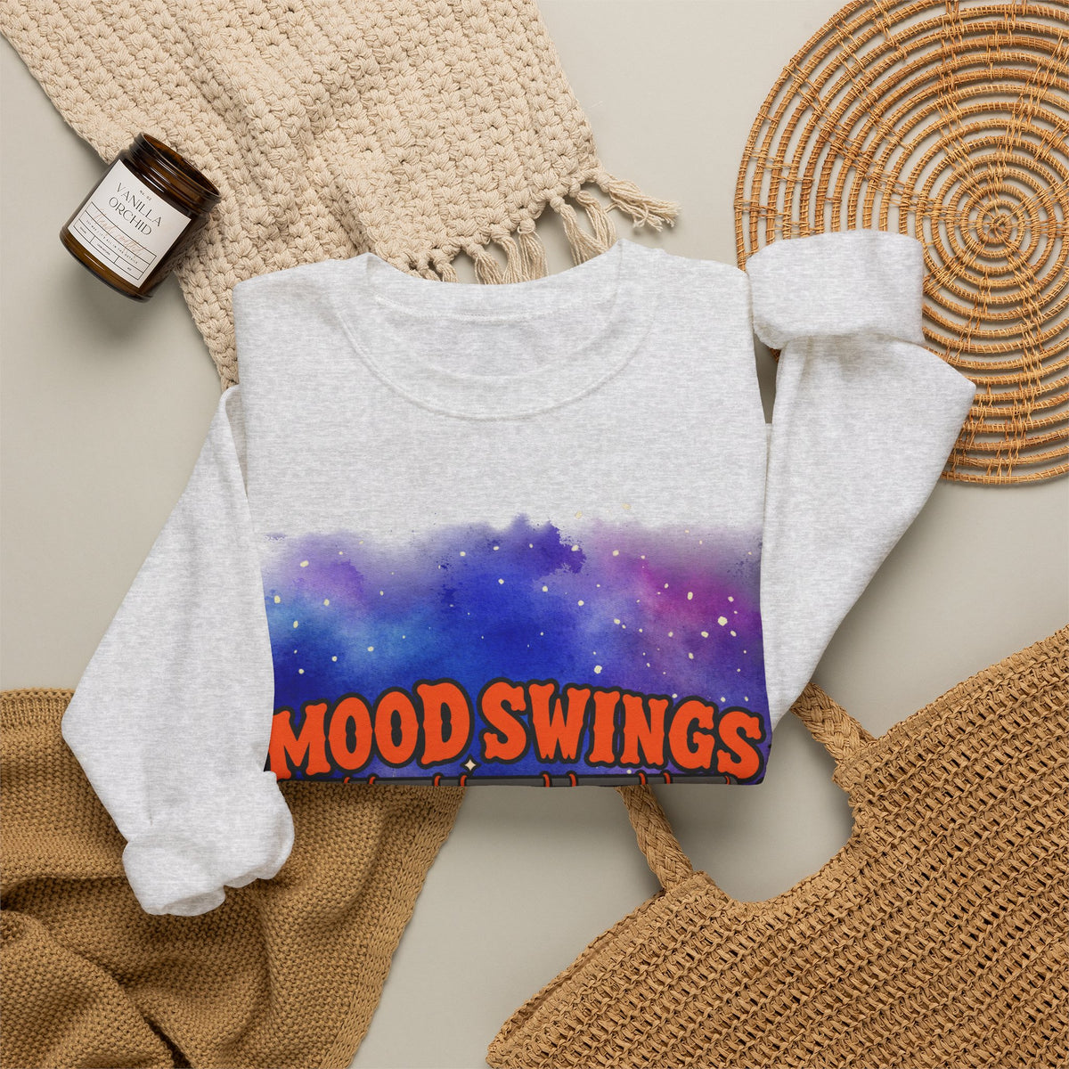 Mood Swings Werewolf Halloween Crewneck Sweatshirt