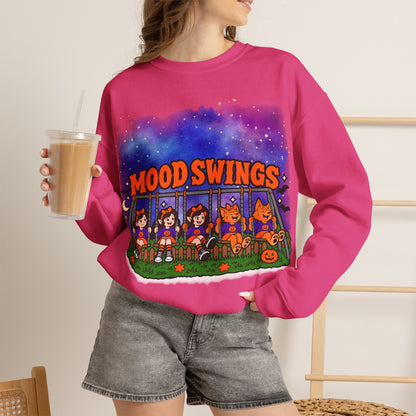 Mood Swings Werewolf Halloween Crewneck Sweatshirt
