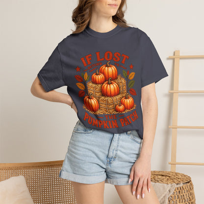If Lost Return to the Pumpkin Patch Fall Graphic T-shirt