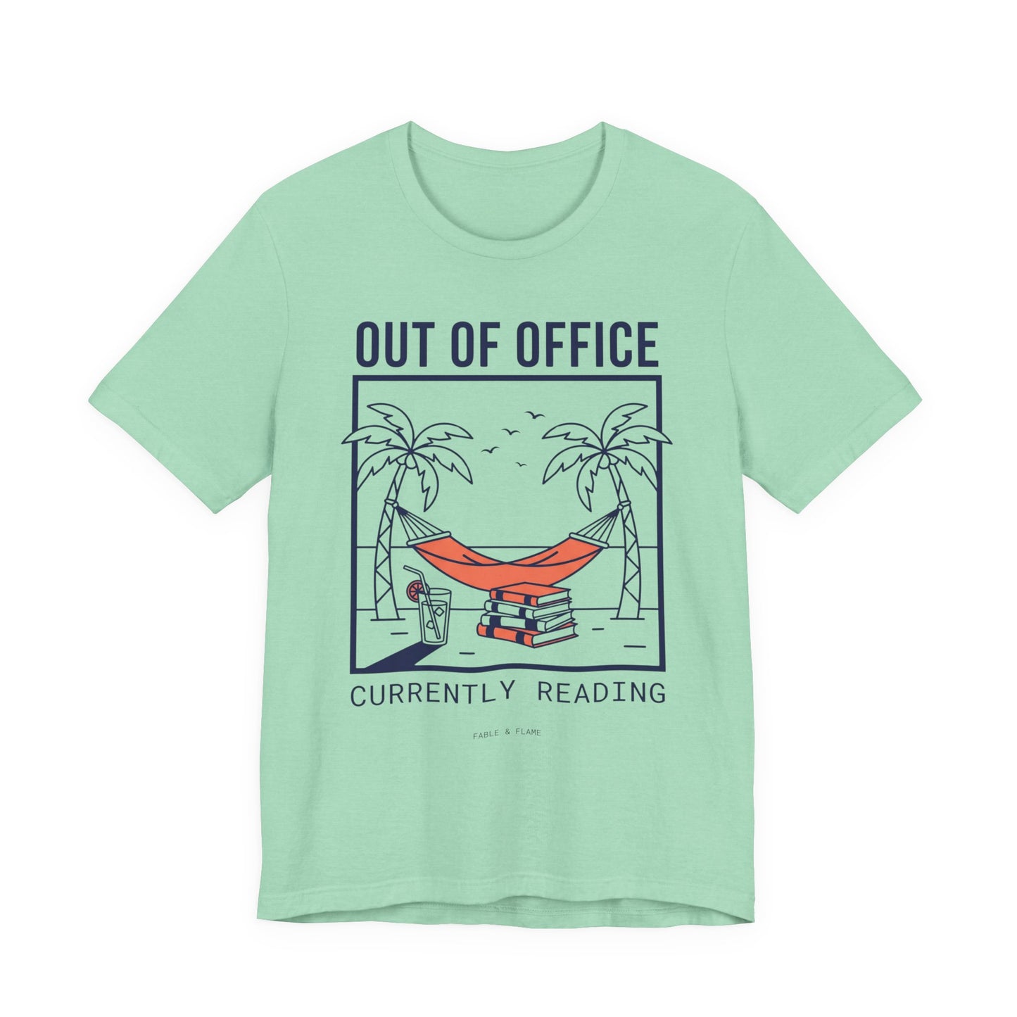 Minimalist Out of Office 'Currently Reading' Graphic T-Shirt