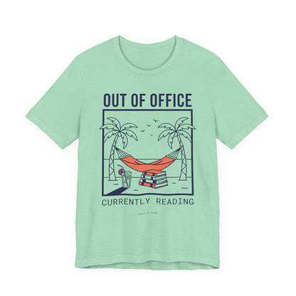 Minimalist Out of Office 'Currently Reading' Graphic T-Shirt