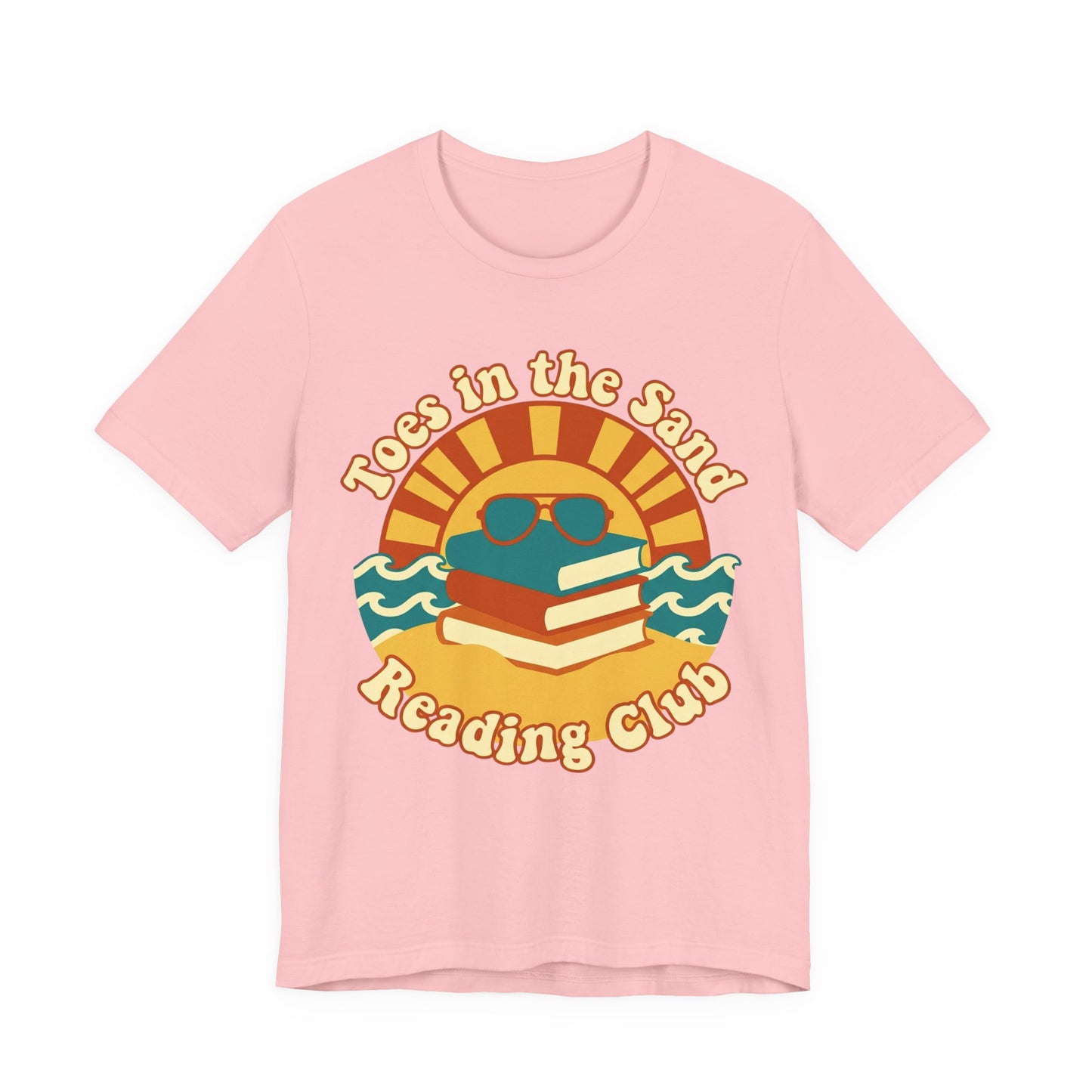 Toes in the Sand Reading Club Graphic T‑Shirt