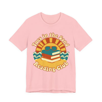 Toes in the Sand Reading Club Graphic T‑Shirt