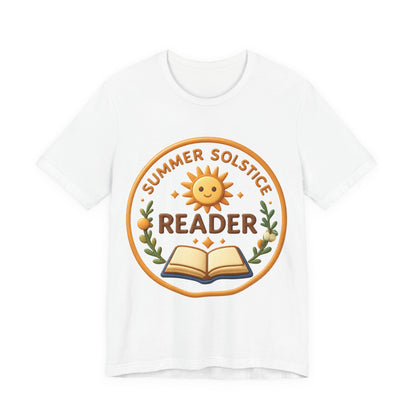 Summer Solstice Reader 3D Art Graphic T-Shirt
