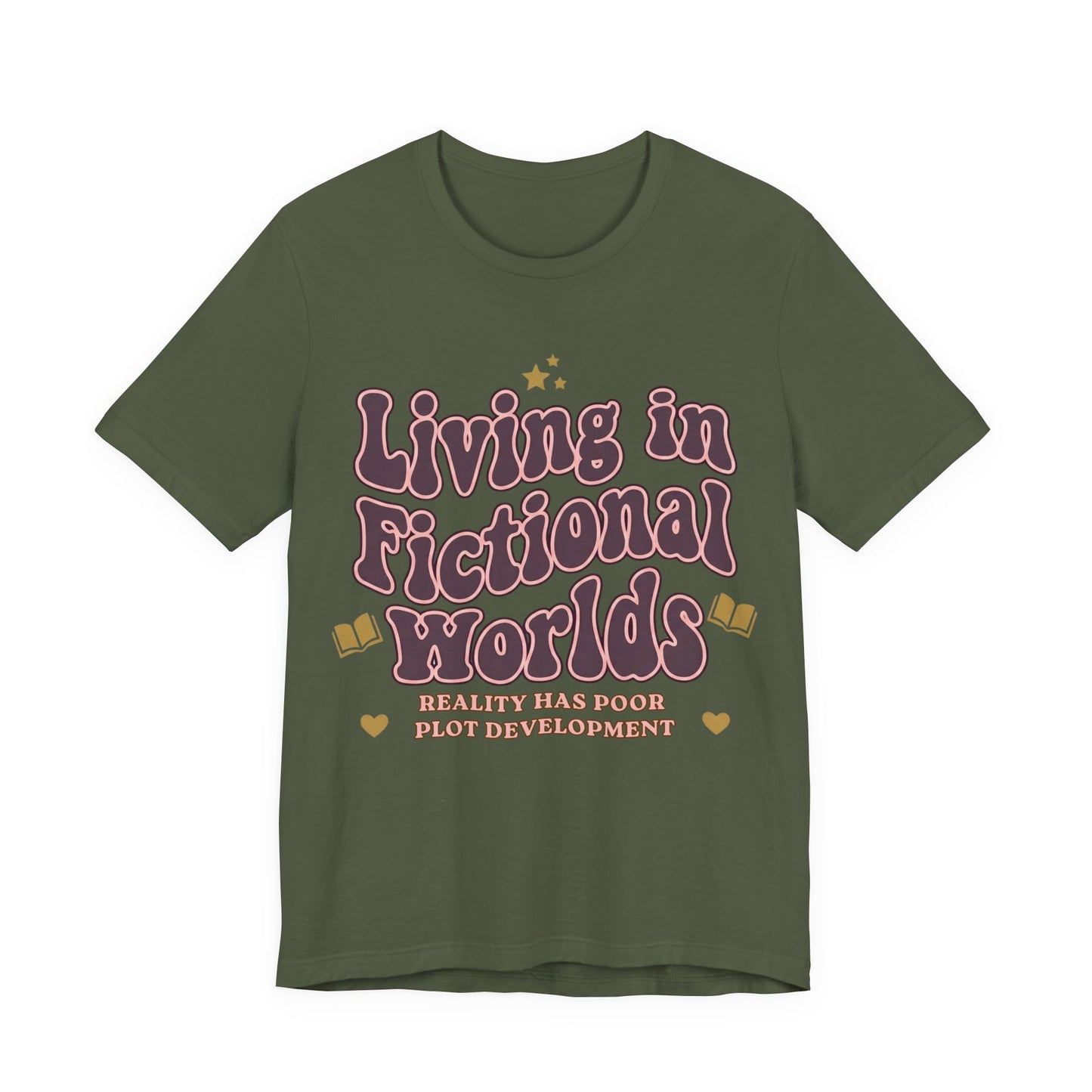 Living in Fictional Worlds Graphic T-Shirt