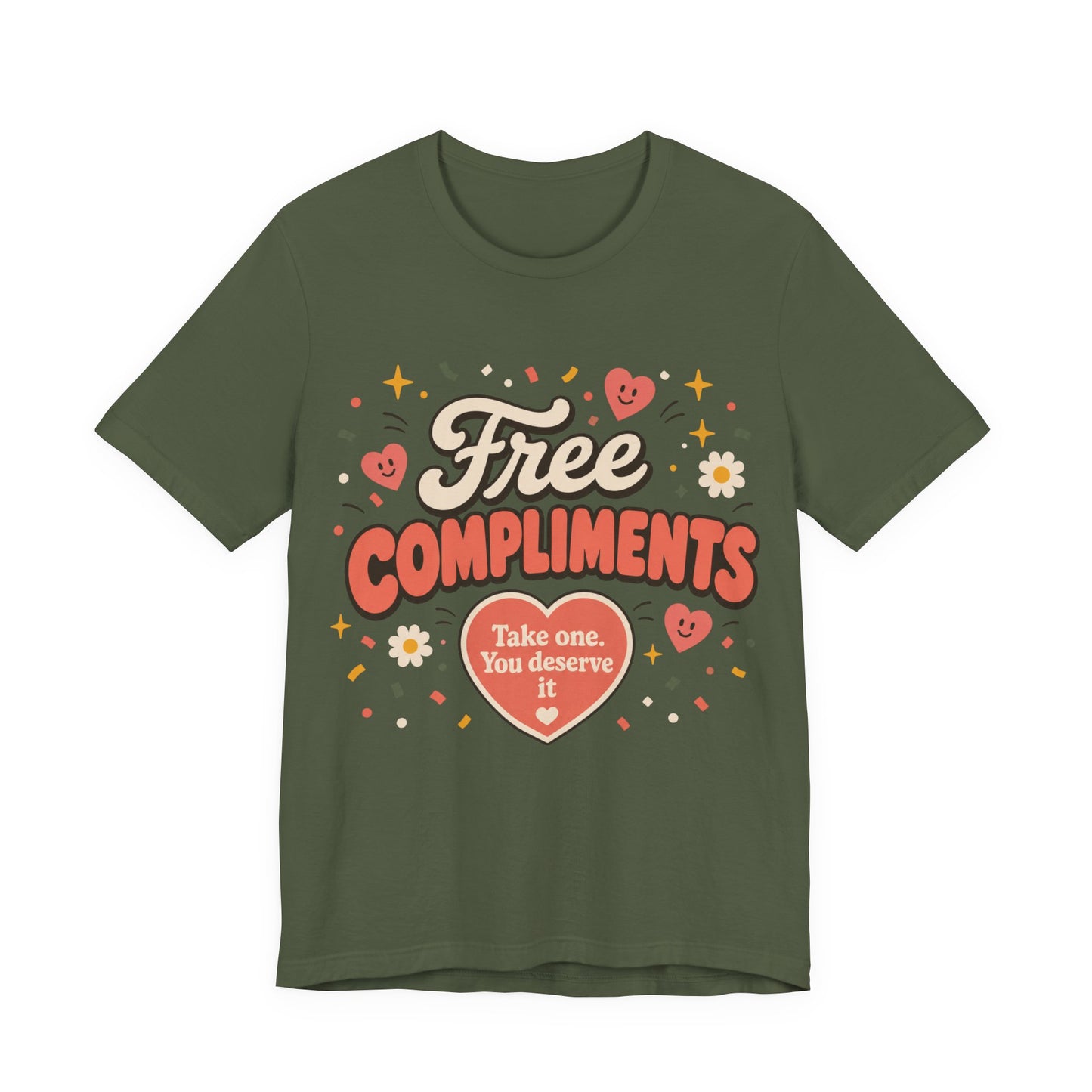 Free Compliments Graphic T-Shirt
