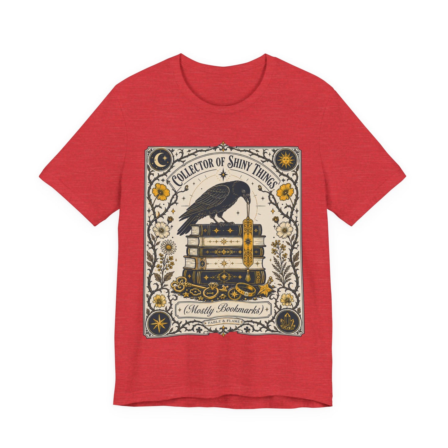 Collector of Shiny Things Raven Tarot Card Graphic T-Shirt