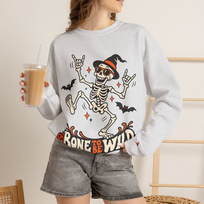 Bone to Be Wild Skeleton Crewneck Sweatshirt