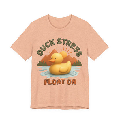 Duck Stress Float On 3D Art Graphic T-Shirt
