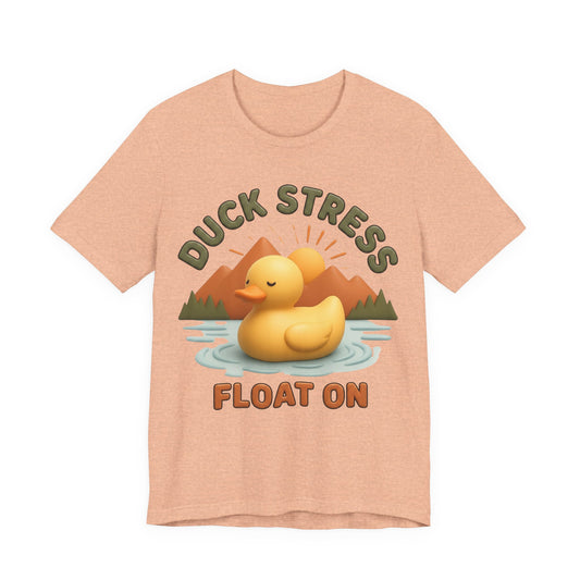 Duck Stress Float On 3D Art Graphic T-Shirt