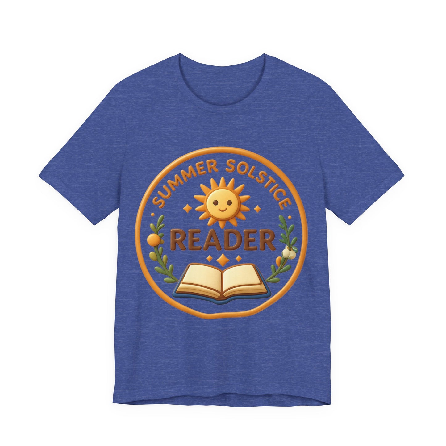 Summer Solstice Reader 3D Art Graphic T-Shirt