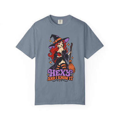 Hexy And I Know It Witch Halloween Graphic T-Shirt