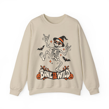 Bone to Be Wild Skeleton Crewneck Sweatshirt