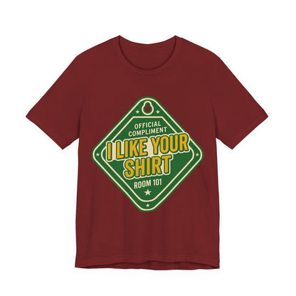 'I Like Your Shirt' Retro Motel Keychain Graphic T-Shirt