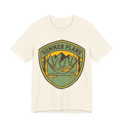 "Summer Plans" Hammock Camping Graphic T-Shirt