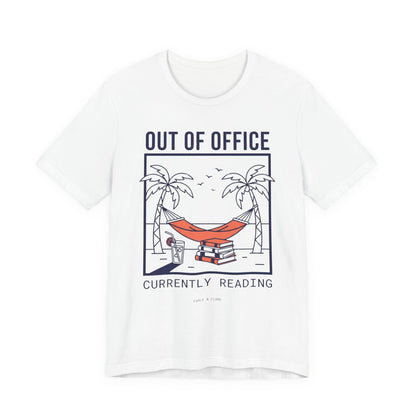 Minimalist Out of Office 'Currently Reading' Graphic T-Shirt