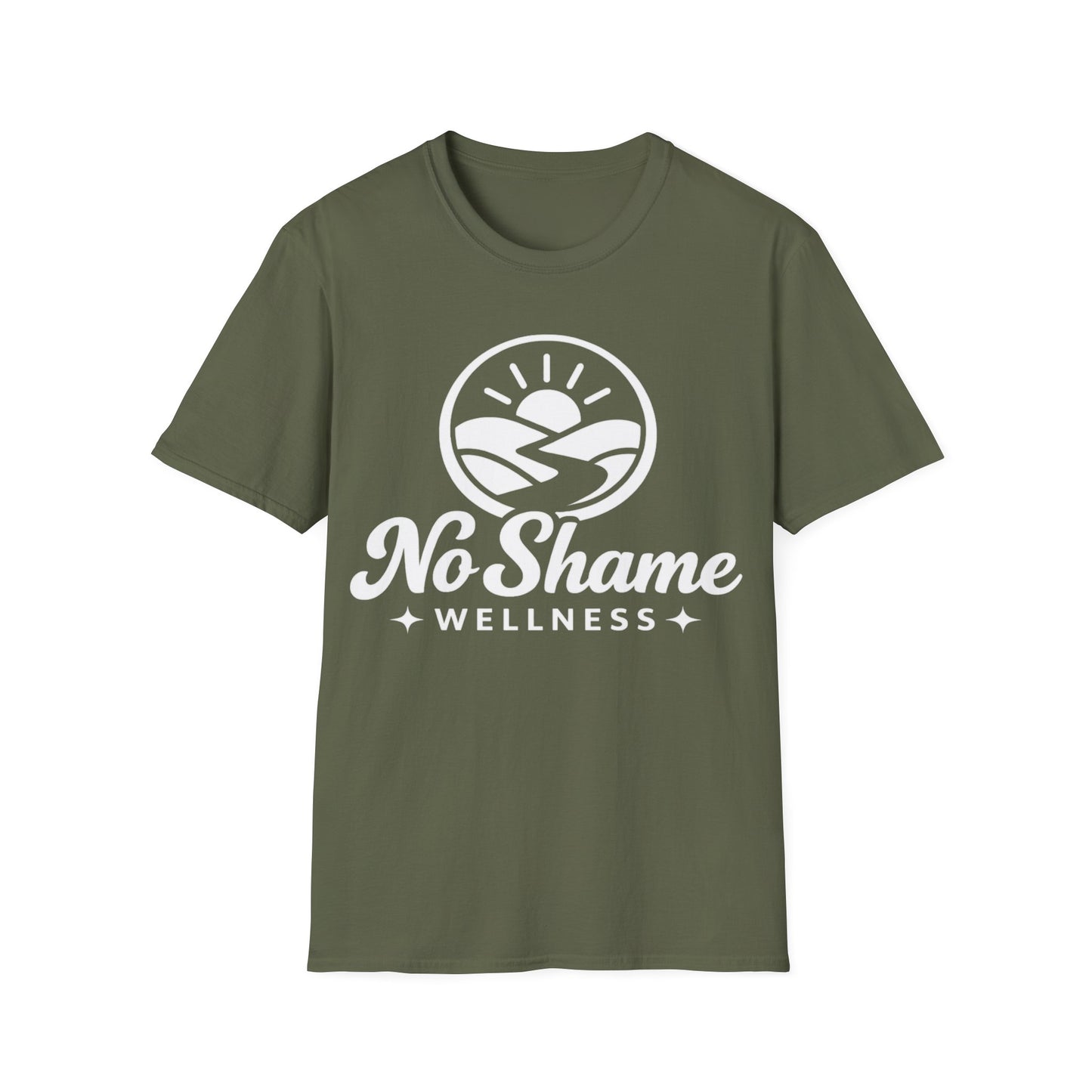 No Shame Wellness T-Shirt — Mental Health & Self-Care Tee