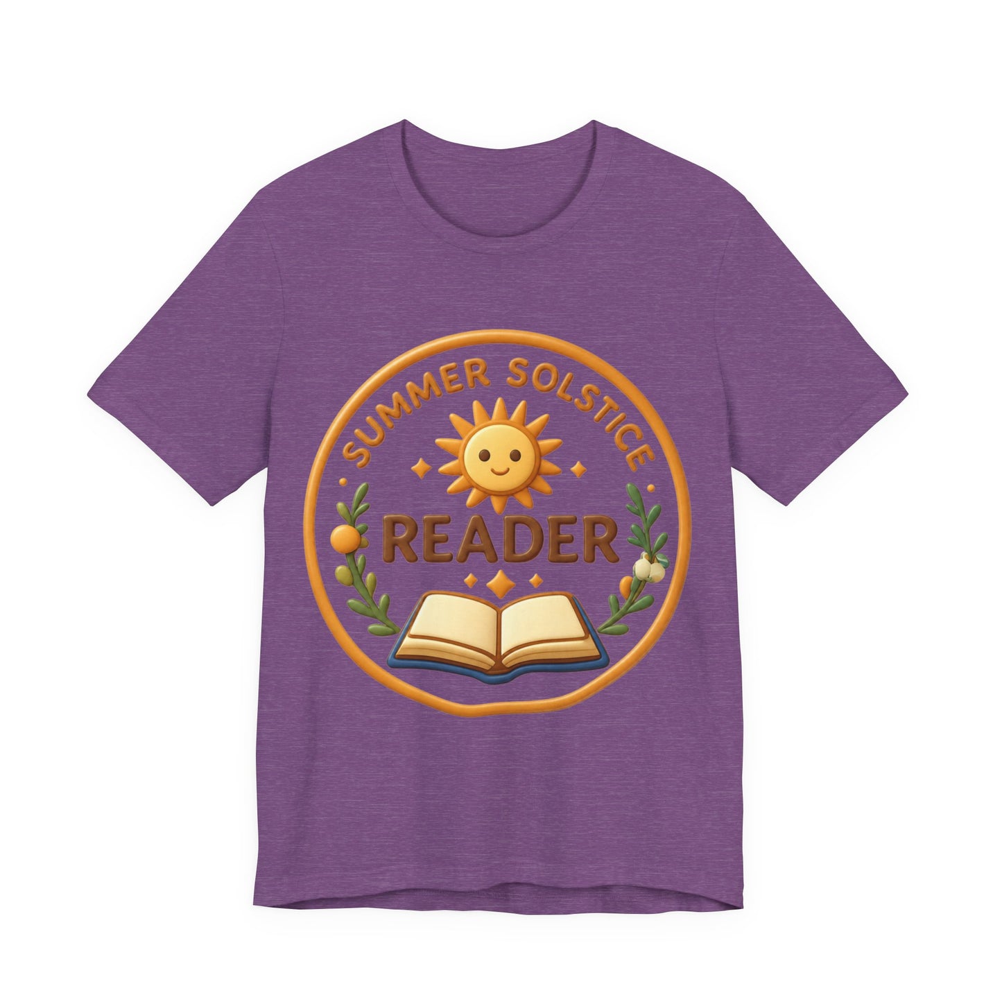 Summer Solstice Reader 3D Art Graphic T-Shirt