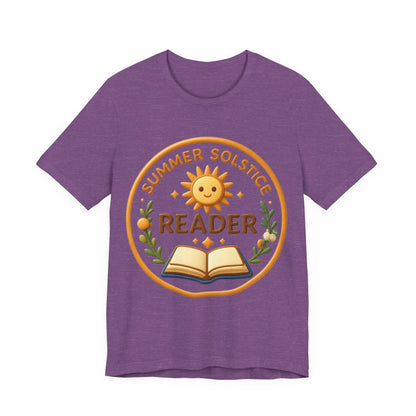 Summer Solstice Reader 3D Art Graphic T-Shirt