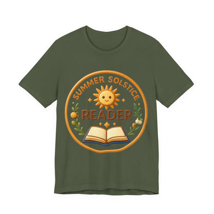 Summer Solstice Reader 3D Art Graphic T-Shirt