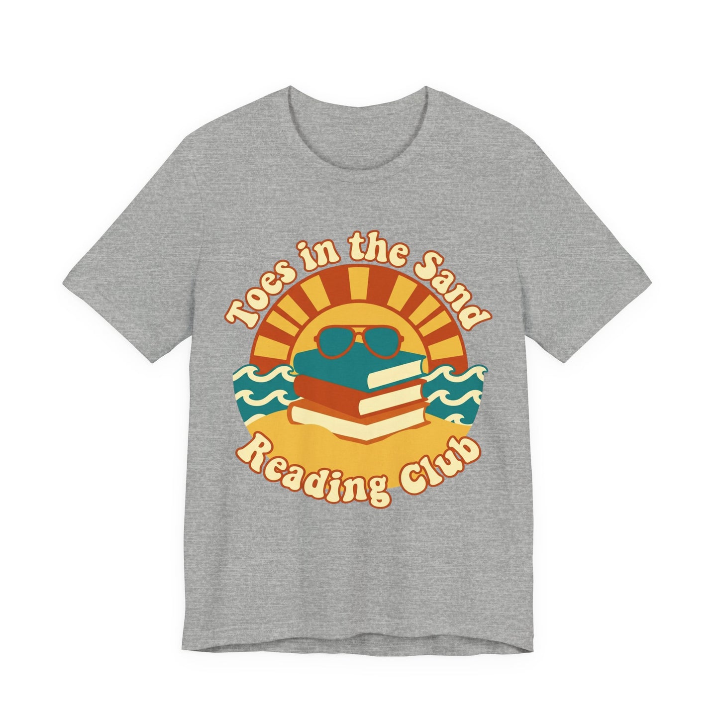 Toes in the Sand Reading Club Graphic T‑Shirt