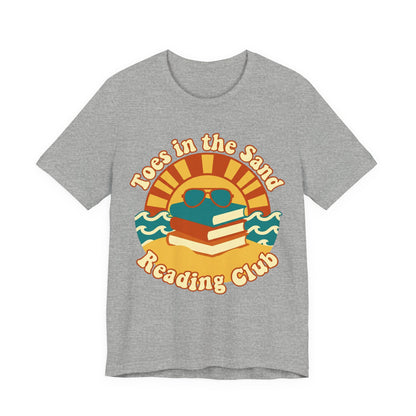 Toes in the Sand Reading Club Graphic T‑Shirt