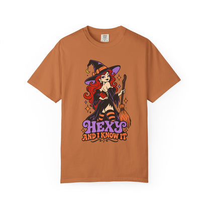 Hexy And I Know It Witch Halloween Graphic T-Shirt