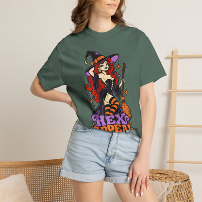 Witchy 'Hex Appeal' Halloween Graphic T-Shirt