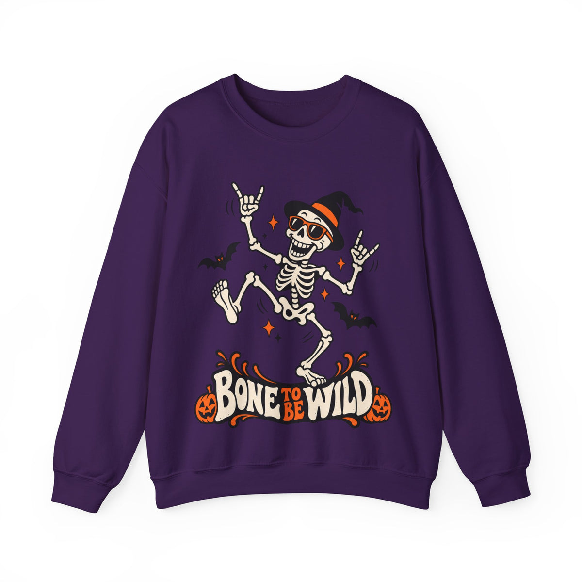 Bone to Be Wild Skeleton Crewneck Sweatshirt
