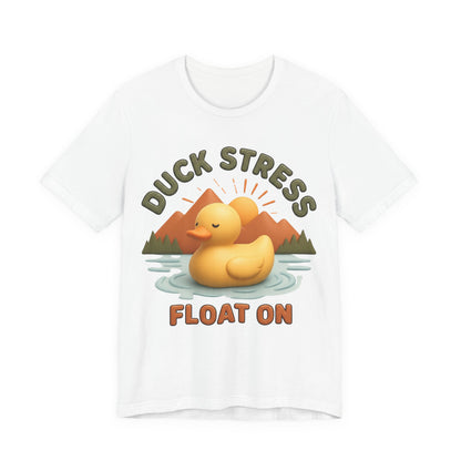 Duck Stress Float On 3D Art Graphic T-Shirt