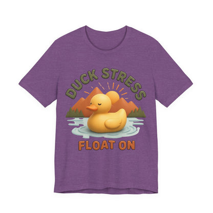 Duck Stress Float On 3D Art Graphic T-Shirt