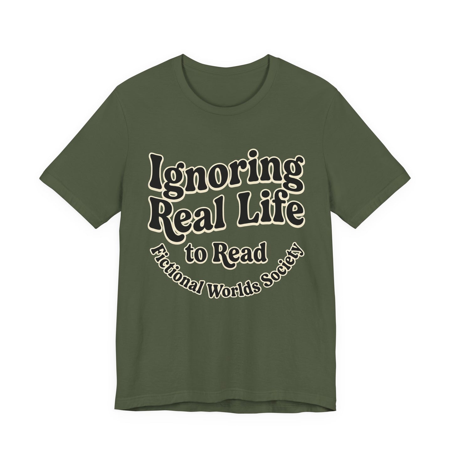 Ignoring Real Life to Read Graphic T-Shirt