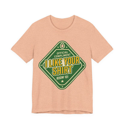 'I Like Your Shirt' Retro Motel Keychain Graphic T-Shirt