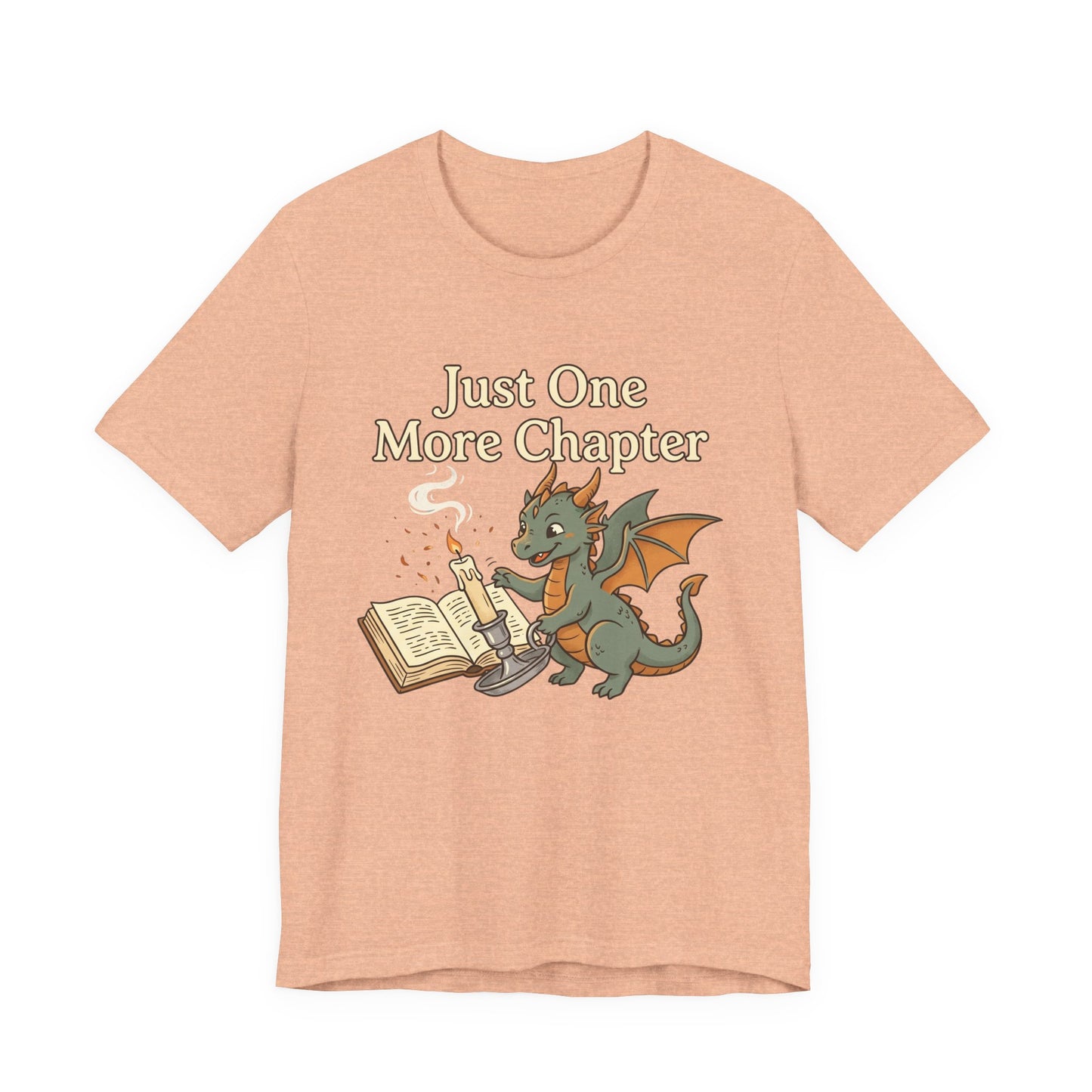 Just One More Chapter Book Dragon Tee — Book Lover Reading Shirt