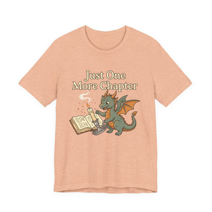 Just One More Chapter Book Dragon Tee — Book Lover Reading Shirt