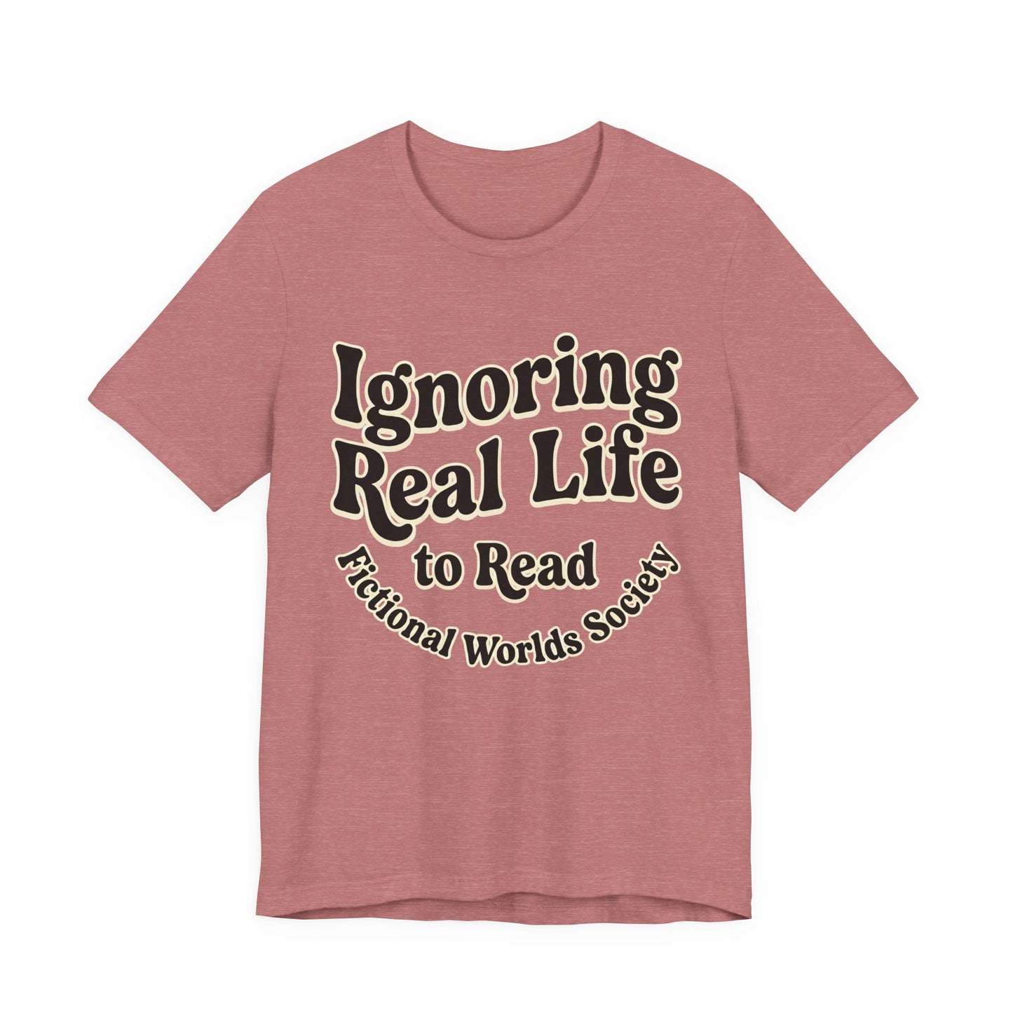 Ignoring Real Life to Read Graphic T-Shirt