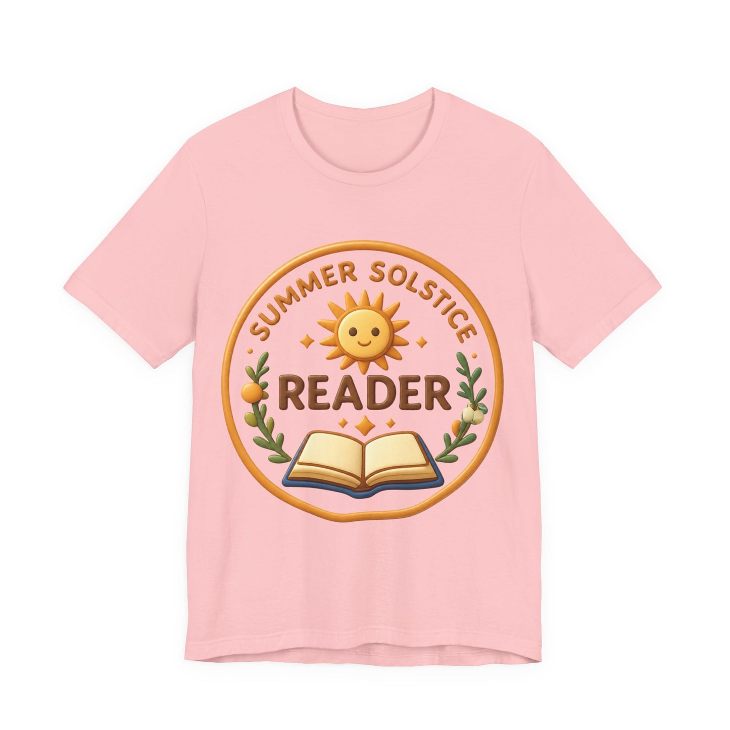 Summer Solstice Reader 3D Art Graphic T-Shirt