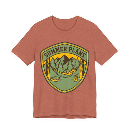 "Summer Plans" Hammock Camping Graphic T-Shirt